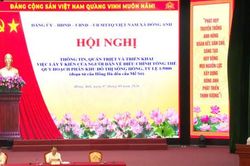 Xã Đông Anh đưa thông tin quy hoạch phân khu đô thị sông Hồng đến từng khu dân cư