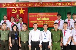 Bất Bạt triển khai mô hình 'Trường học văn minh - cộng đồng gắn kết'