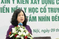 Bộ trưởng Bộ Y tế Đào Hồng Lan: Đổi mới tư duy để đưa y học cổ truyền lên tầm cao mới