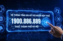 Hà Nội công bố tổng đài hỗ trợ người nộp thuế 1900.886.889