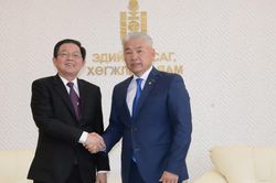 Phó Thủ tướng Chính phủ Hồ Quốc Dũng làm việc với Phó Thủ tướng Thường trực, Bộ trưởng Kinh tế và Phát triển Mông Cổ Jadamba Enkhbayar