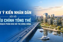 [Infographic] Thời gian, hình thức lấy ý kiến về điều chỉnh tổng thể Quy hoạch phân khu đô thị sông Hồng