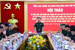 Sửa đổi, bổ sung các quy định bảo đảm tổ chức đảng trong Quân đội đồng bộ, thống nhất