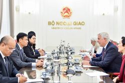 Thứ trưởng Ngoại giao Đặng Hoàng Giang tiếp Thứ trưởng Thương mại Quốc tế Canada