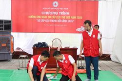 Hưởng ứng Ngày Sơ cấp cứu thế giới với chủ đề 'Sơ cấp cứu trong bối cảnh di cư'
