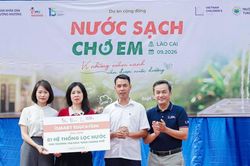 'Nước sạch cho em' hoàn tất 5 điểm trường, bước vào những ngày học bình thường