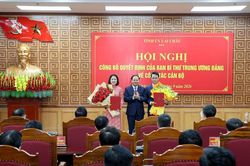 Công bố quyết định của Ban Bí thư về công tác cán bộ tại Lai Châu