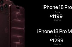 Người dùng tại Việt Nam đặt trước iPhone 18 Pro, iPhone 18 Pro Max từ 12/9, giao hàng từ 18/9