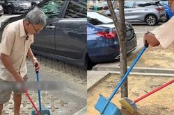 U80 suốt 8 năm tình nguyện quét dọn bãi đỗ xe, muốn làm đến khi không còn sức