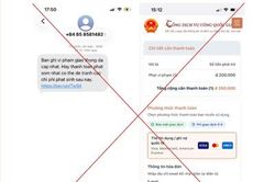 Cảnh báo thủ đoạn giả danh cơ quan Công an, gửi tin nhắn 'phạt nguội' kèm đường link để lừa đảo