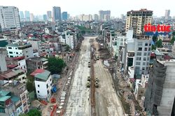 Vành đai 2,5 đoạn Cầu Giấy tăng tốc, dự kiến thông xe kỹ thuật dịp 10/10