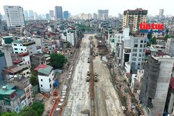 Vành đai 2,5 đoạn Cầu Giấy tăng tốc, dự kiến thông xe kỹ thuật dịp 10/10