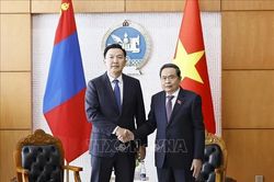 Chủ tịch Quốc hội Trần Thanh Mẫn hội kiến Thủ tướng Mông Cổ