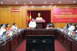 Thông qua dự thảo báo cáo kết quả kiểm tra, giám sát đối với Ban Thường vụ Tỉnh ủy Lạng Sơn