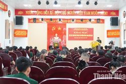 Khai mạc diễn tập chiến đấu phòng thủ phường Đông Quang
