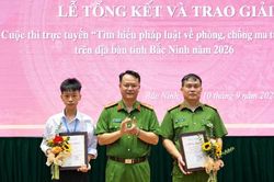Bắc Ninh: 30 tập thể, cá nhân đoạt giải Cuộc thi trực tuyến tìm hiểu pháp luật về phòng, chống ma túy