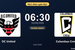Nhận định DC United vs Columbus Crew: Đội khách đau đầu vì thiếu người