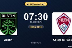 Nhận định Austin vs Colorado Rapids, vòng 24 MLS (Nhà nghề Mỹ)
