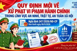 Quy định mới về xử phạt vi phạm hành chính trong lĩnh vực an ninh, trật tự, an toàn xã hội