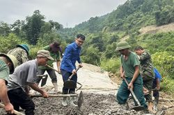 Bản Xèo huy động sức dân làm đường, triển khai 6 tuyến giao thông nông thôn trong năm 2026