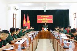 Bộ Chỉ huy Quân sự tỉnh Lào Cai kiểm tra Trung đoàn Bộ binh 8