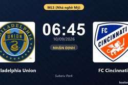 Nhận định Philadelphia Union vs FC Cincinnati: Hứa hẹn màn đôi công