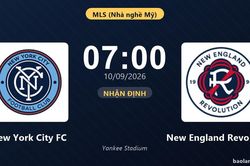 Nhận định New York City FC vs New England Revolution: Chủ nhà tìm lại chiến thắng