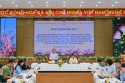 Đoàn kiểm tra Trung ương làm việc với Lâm Đồng về phong trào Toàn dân bảo vệ an ninh Tổ quốc