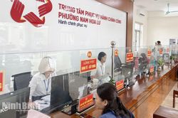 Ninh Bình nâng cao hiệu quả giải quyết thủ tục hành chính về đất đai