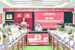 Đoàn kiểm tra, giám sát số 269 của Ban Thường vụ Tỉnh ủy làm việc với Ban Thường vụ Đảng ủy Công an tỉnh