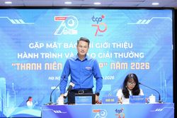 Khởi động Hành trình và Giải thưởng “Thanh niên sống đẹp” 2026: Lan tỏa năng lượng tích cực của tuổi trẻ Việt Nam