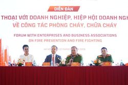 Tăng cường kết nối với doanh nghiệp trong phòng cháy, chữa cháy
