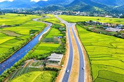 Toàn cảnh tuyến đường kết nối Lai Châu với cao tốc Nội Bài - Lào Cai vừa hoàn thành