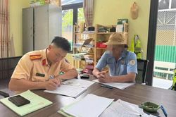 Tài xế xe tải ở Lâm Đồng bị xử lý từ phản ánh qua VNeTraffic