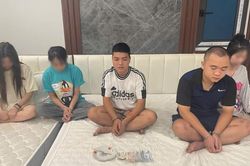 Nhóm thanh niên hút hít ma túy trong nhà nghỉ để rồi… bị bắt