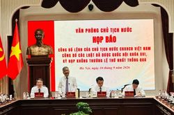 Công bố 15 luật vừa được Quốc hội khóa XVI thông qua