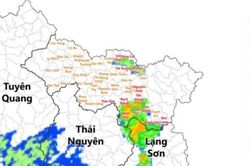 Cảnh báo dông, lốc, sét, mưa đá và mưa lớn cục bộ