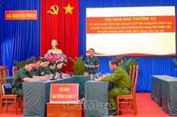 Xã Nguyễn Phích diễn tập chiến đấu phòng thủ năm 2026
