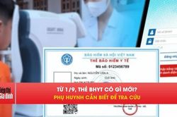 Từ 1/9, phụ huynh lưu ý cách tra cứu thẻ BHYT của con