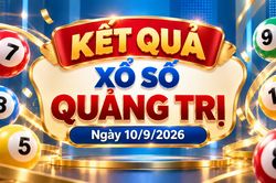 XSQT 10/9 - Kết quả xổ số Quảng Trị hôm nay 10/9/2026