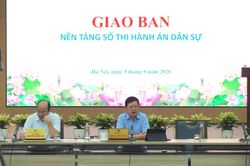 Nền tảng số phải trở thành công cụ nâng cao hiệu quả thi hành án dân sự