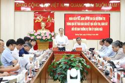 Đoàn Kiểm tra, giám sát số 240 của Bộ Chính trị làm việc tại Quảng Ngãi