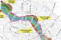 Hà Nội công bố phương án hai đại lộ 10 làn xe chạy dọc sông Hồng