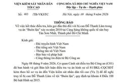 Kêu gọi bị can bị truy nã quốc tế ra đầu thú