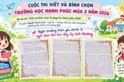 Ngôi trường hạnh phúc - Nơi đầy ắp tình yêu thương