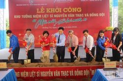 Khởi công Khu tưởng niệm liệt sĩ Nguyễn Văn Thạc và đồng đội tại Quảng Trị