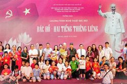 Chương trình nghệ thuật đặc biệt 'Bác Hồ-Hai tiếng thiêng liêng' tại Bảo tàng Hồ Chí Minh