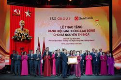 Chủ tịch Quốc hội Trần Thanh Mẫn dự Lễ đón nhận danh hiệu Anh hùng Lao động, Huân chương Lao động của Tập đoàn BRG