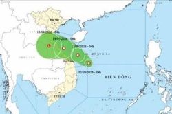 Áp thấp trên Biển Đông mạnh lên thành áp thấp nhiệt đới