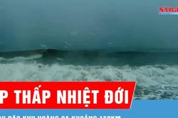 Cập nhật vị trí áp thấp nhiệt đới trên Biển Đông